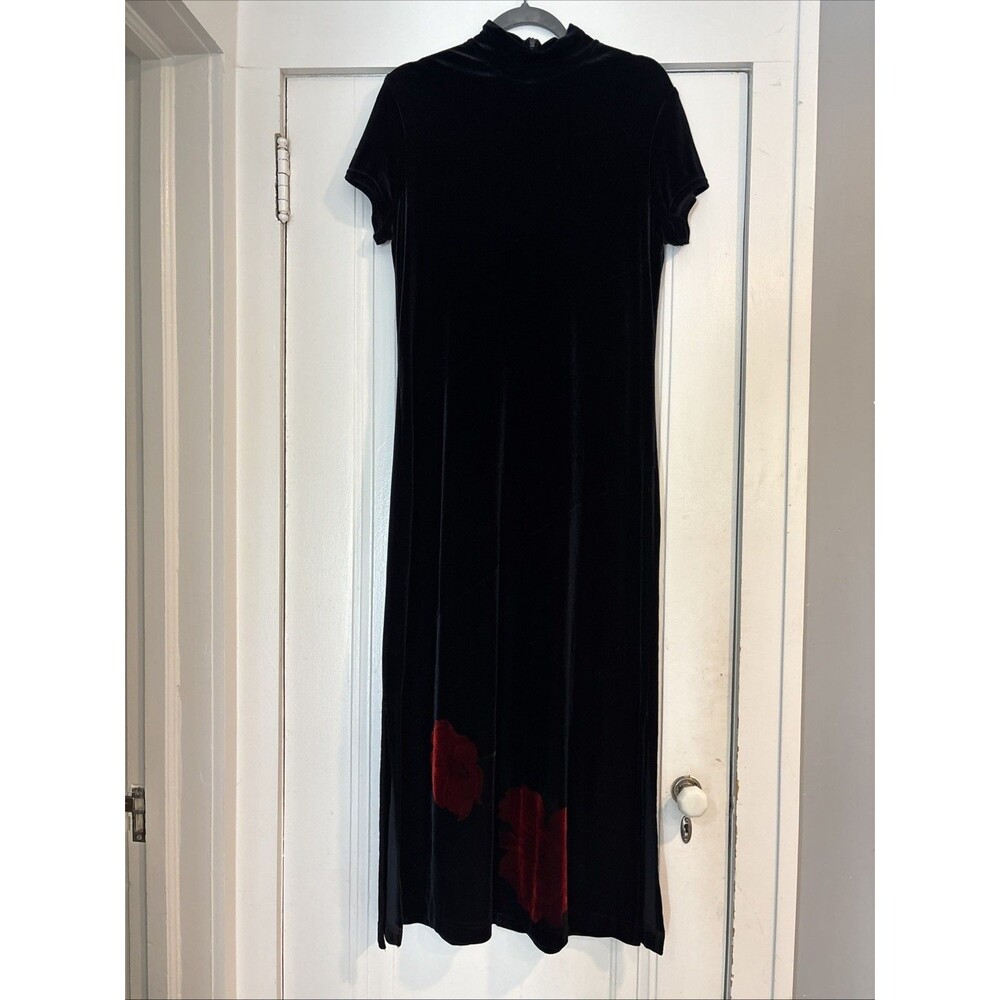Vintage Jeffrey & Dara Gown By Linda Rutley And Evelyn Socias Black Velvet 12